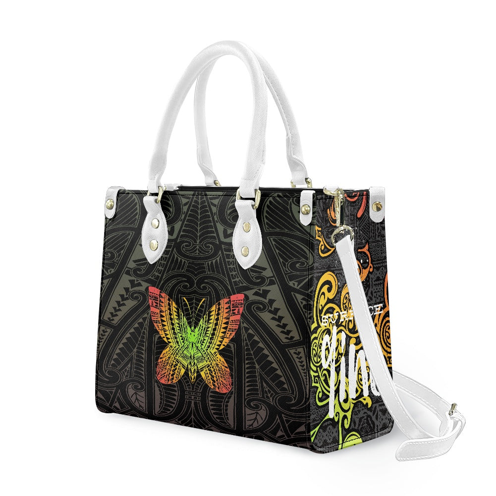 SURFACE 9INE Women's PU leather twill handbag BUTTERFLY