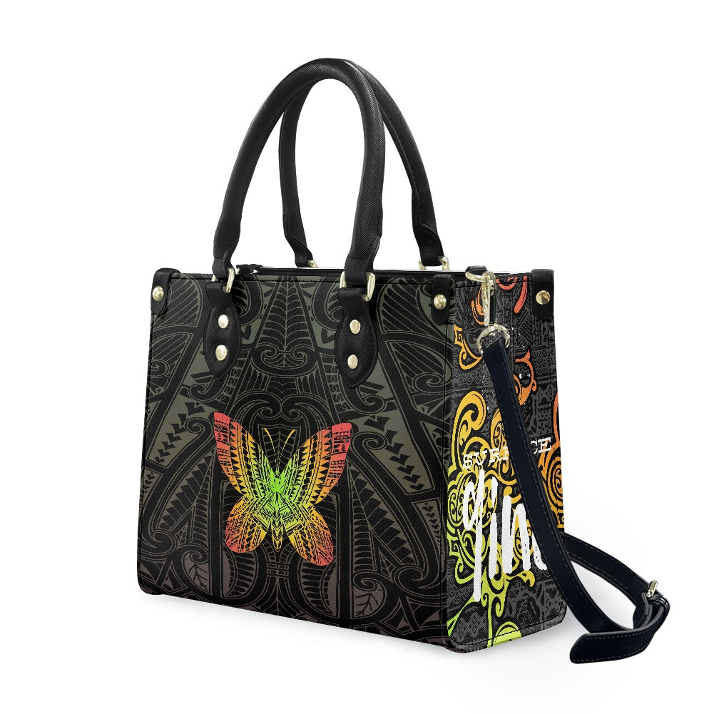 SURFACE 9INE Women's PU leather twill handbag BUTTERFLY