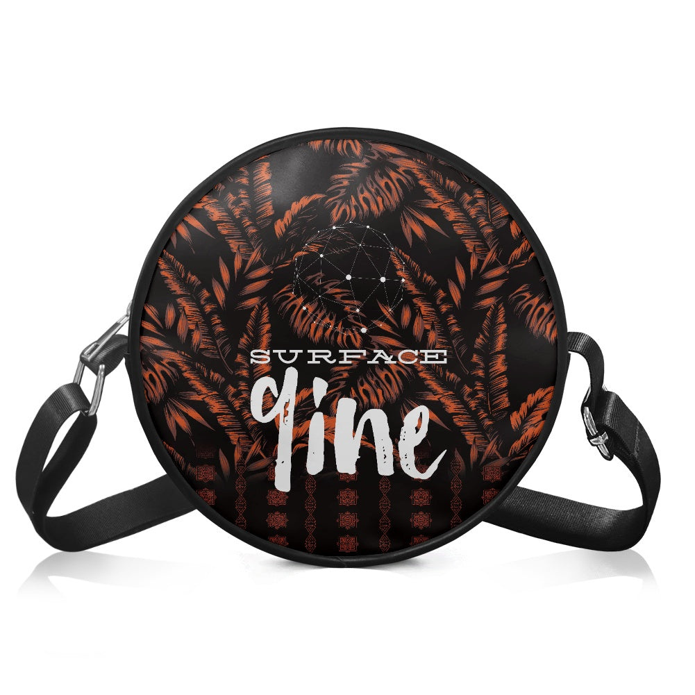 SURFACE 9INE Round crossbody bag PALM