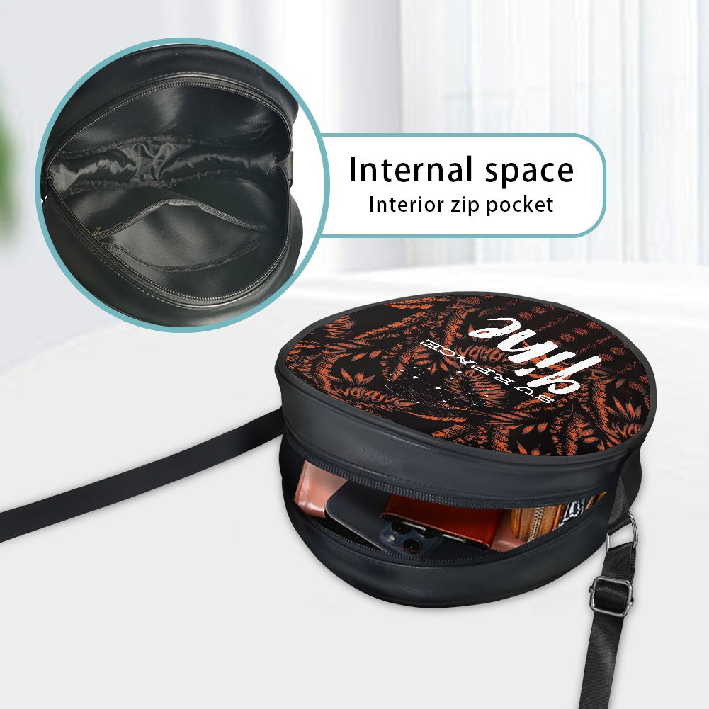 SURFACE 9INE Round crossbody bag PALM