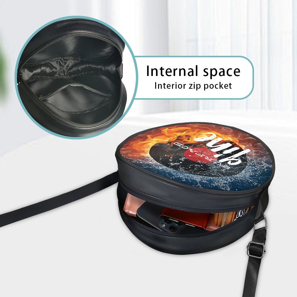 SURFACE 9INE Round crossbody bag FIRE/WATER RECORD