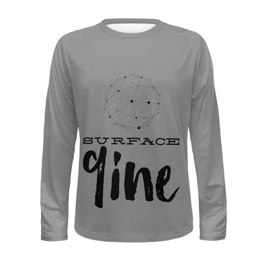 SURFACE 9INE Men's Long Sleeve T-Shirt/ GRAY