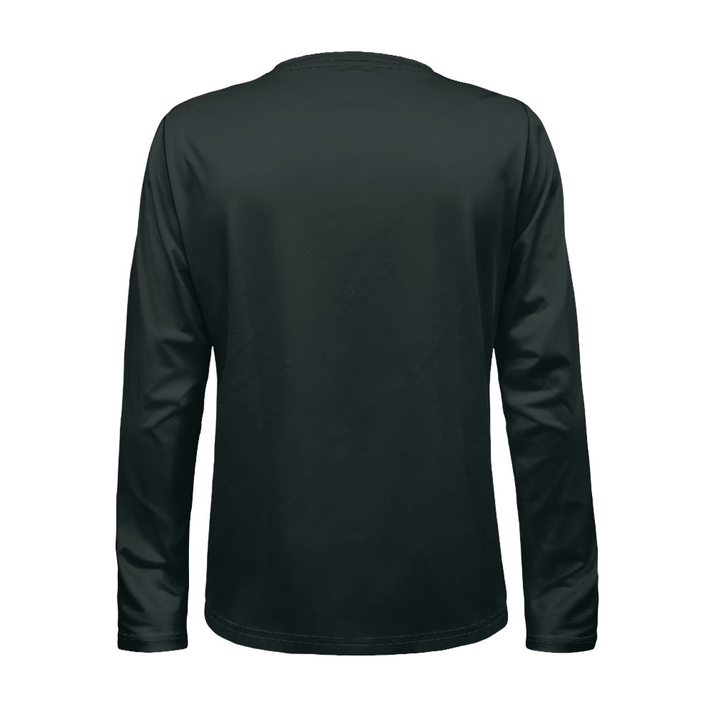 SURFACE 9INE Men's Long Sleeve T-Shirt/ BLACK