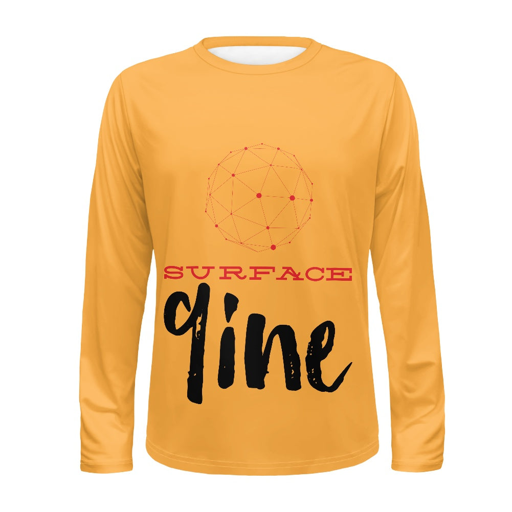 SURFACE 9INE Women's Long Sleeve T Shirt/ PEACH