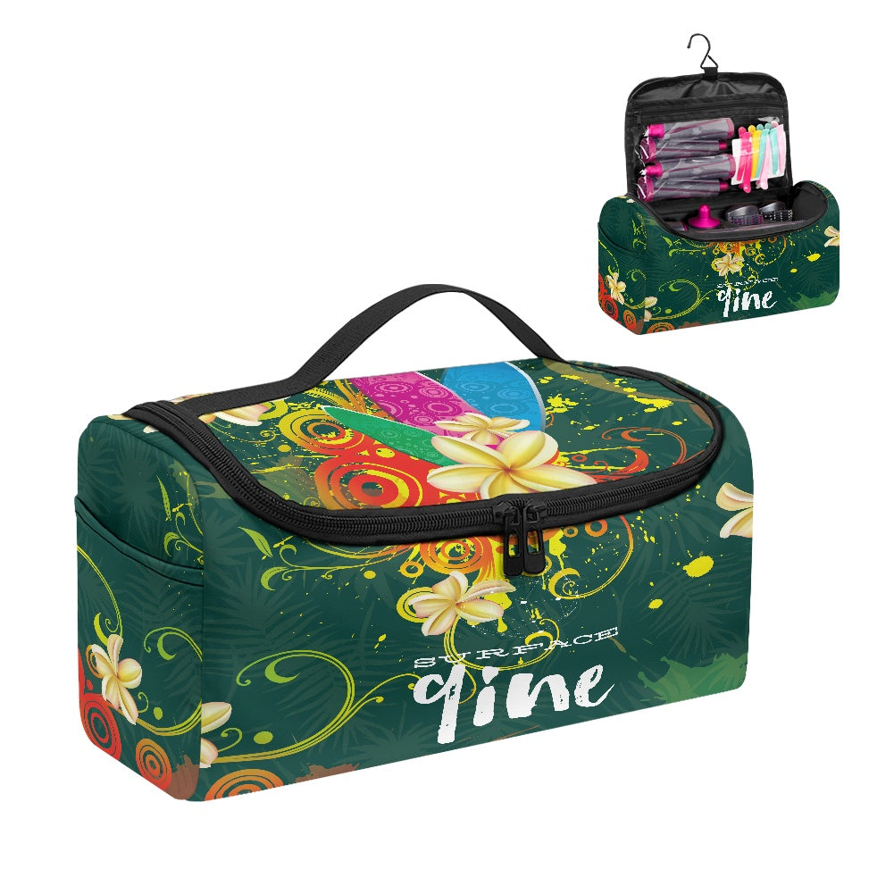 SURFACE 9INE Dyson Storage bag GREEN/FLOWER PRINT