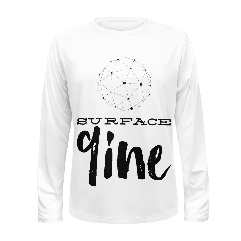 SURFACE 9INE Women's Long Sleeve T Shirt/ WHITE