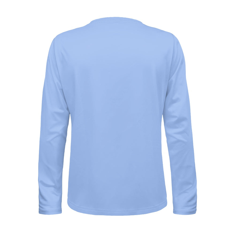 SURFACE 9INE Women's Long Sleeve T Shirt/ LIGHT BLUE