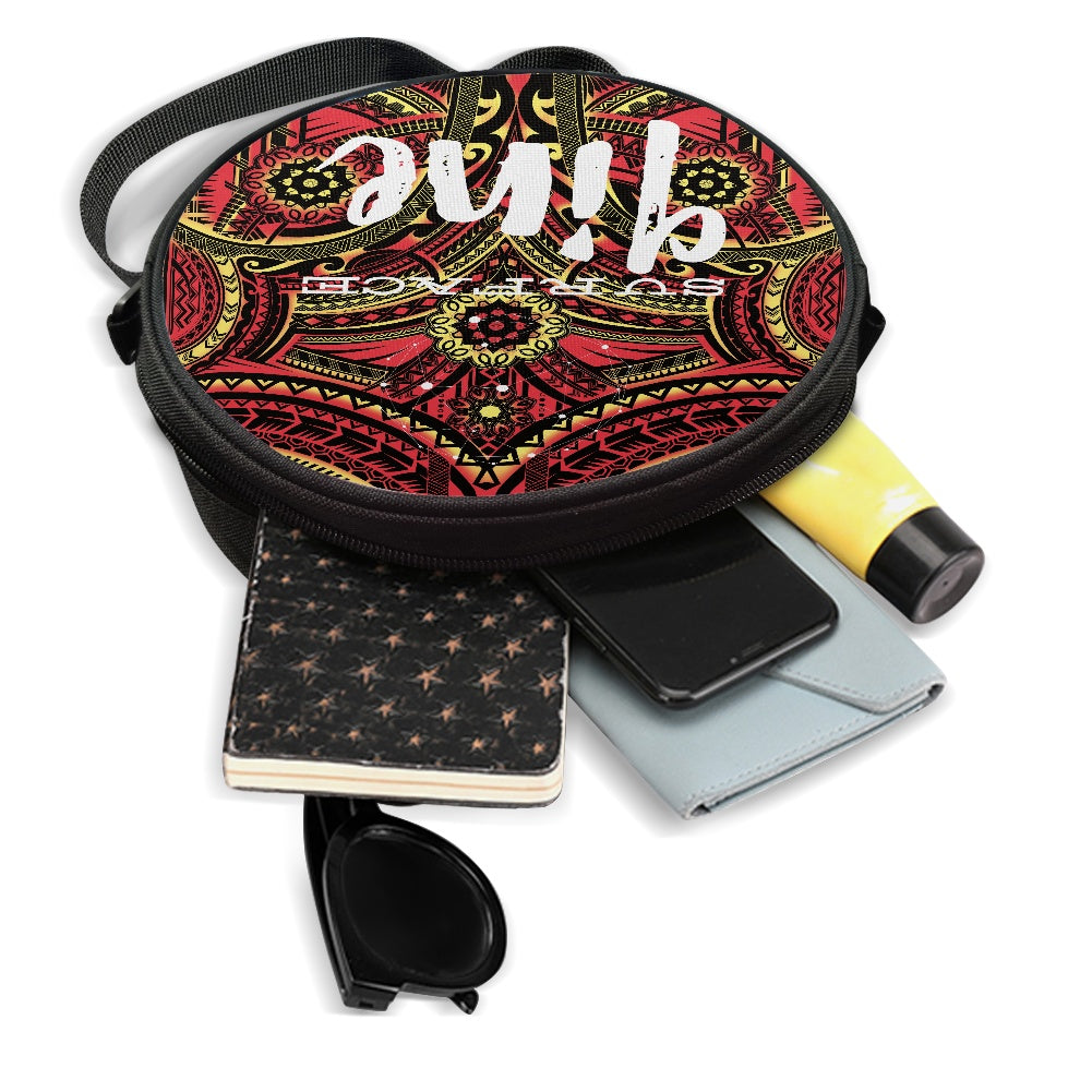 SURFACE 9INE Round Satchel Bag COLOR PRINT