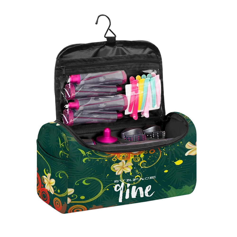 SURFACE 9INE Dyson Storage bag GREEN/FLOWER PRINT