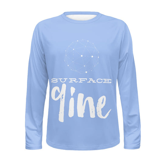 SURFACE 9INE Women's Long Sleeve T Shirt/ LIGHT BLUE